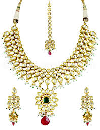 RUBY & EMERALD NECKLACE SET